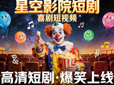 星空影院短剧海报 - 喜剧短视频高清画面